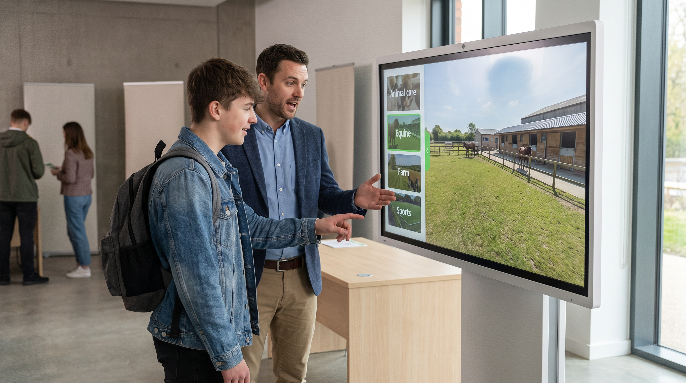 Sparsholt College, Interactive campus experience