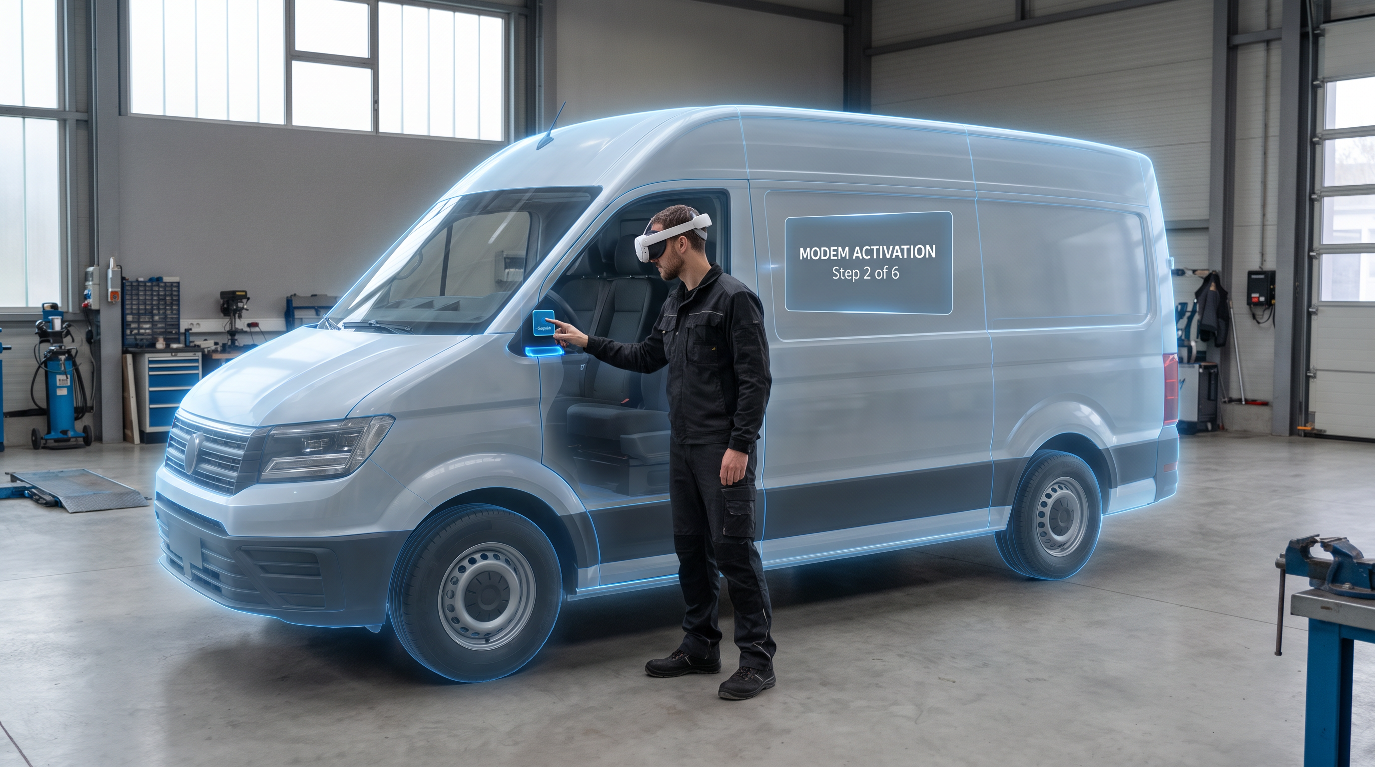 Ford, E-Transit interactive demonstrator