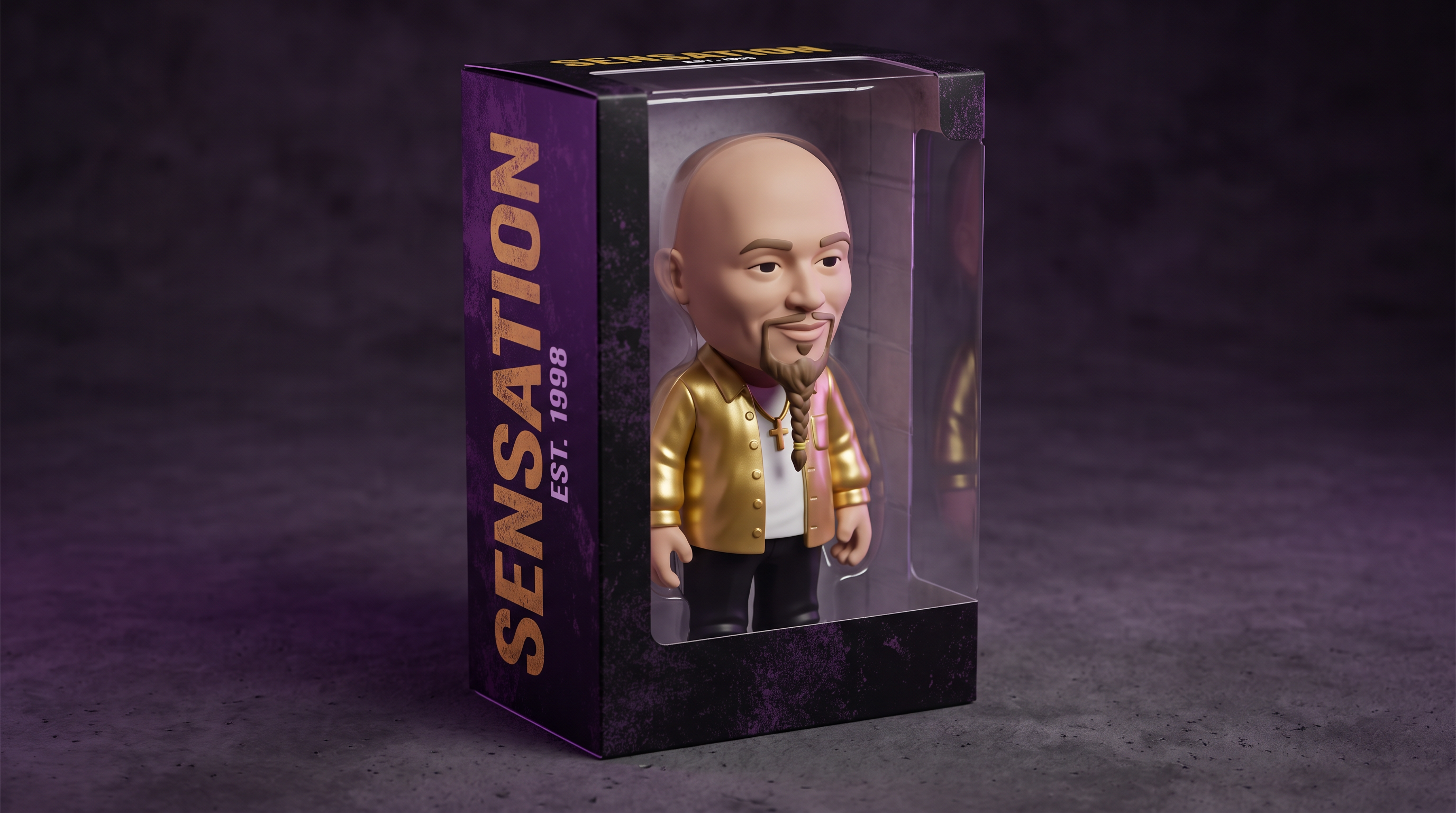 Gold Shirt Figure concept design