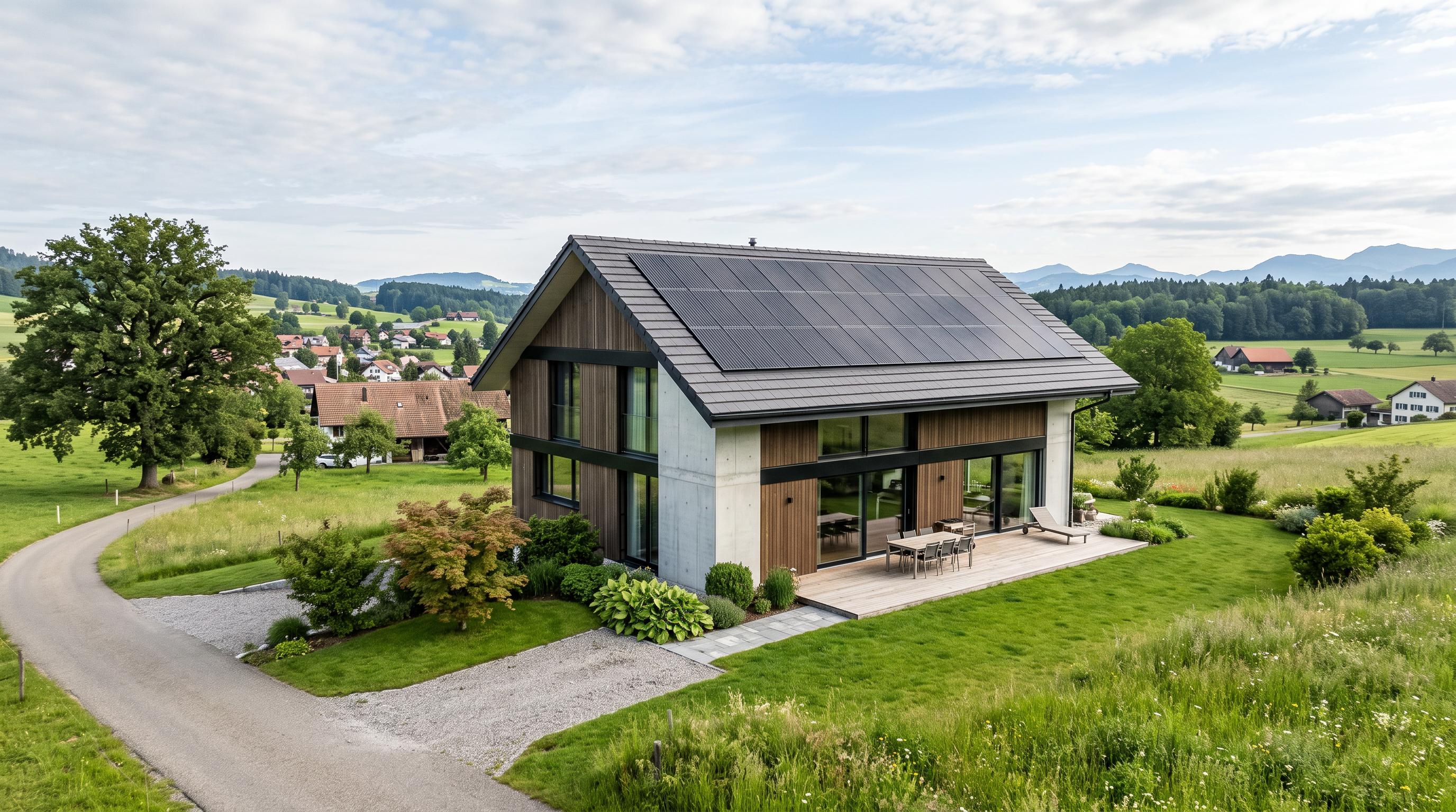 Photovoltaikanlage in Kombination mit Wärmepumpe